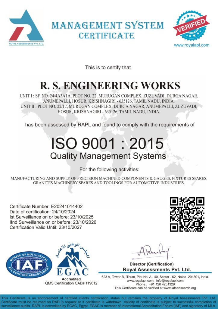 rs engineering works qms page 0001